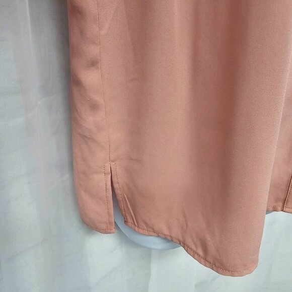 NWT Soho Jeans Pink Black Coquette Blouse Retro Romantic Defect M - Picture 4 of 16